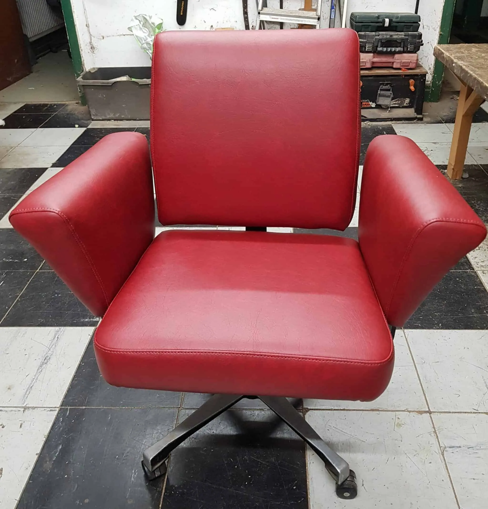Mid-century swivel chair, after