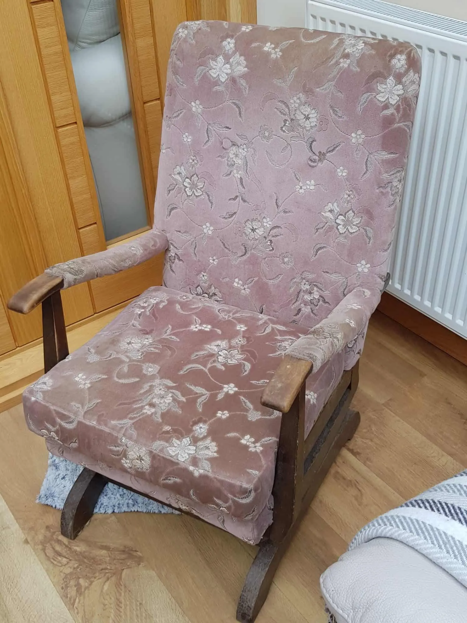Glider rocker refreshed, before